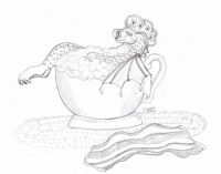 Dragon bathtime